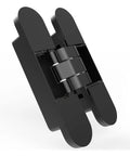 Black Invisible Door Hinge With 180 Degree Swing Heavy Duty Concealed Hinge Supports Up To 135lb Three Way Adjustable For Interior Doors