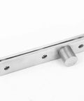 Stainless Steel Revolving Door Hinge 360 Degree Pivot Heavy Duty 95mm with brushed finish and countersunk screw holes