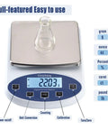Pro Grade High Precision Lab Scale Balance Digital Analytical Scale 5000g Capacity With 0.01g Readout Electronic Scientific Balance