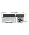 Aluminum Body Turbine Fuel Flow Meter With Battery Powered Digital Display Reads 3 To 30 GPM Compact Size Demonstration