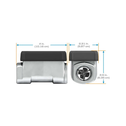 Aluminum Body Turbine Fuel Flow Meter With Battery Powered Digital Display Reads 3 To 30 GPM Compact Size Demonstration