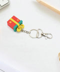 Kickass Swivel Clasp Hooks For Key Chains And Lanyards, D Ring Snap Clips For Purse Hardware And DIY Craft Gear, Solid 3/4 Inch Inside Width Bulk Pack That Delivers A Sweet Everyday Carry Vibe, colorful gift-shaped keychain.
