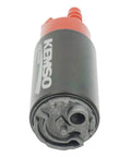 Front view of OEM Replace Intank Fuel Pump for 38mm Body Diameter, Beefed-Up 200 LPH Flow, ethanol and gasoline compatible.