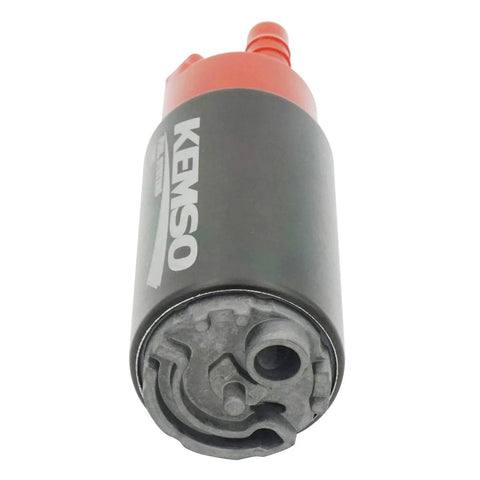 Front view of OEM Replace Intank Fuel Pump for 38mm Body Diameter, Beefed-Up 200 LPH Flow, ethanol and gasoline compatible.
