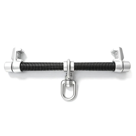 Rock Solid Steel I Beam Anchor For Roof Fall Protection With No Sweat Adjustable Slide Fits 3.5 To 16.5 Inch Wide Beams Up To One Quarter Inch Thick Kickass Hold For Hardworking Roofer Teams