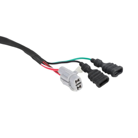 Close-up of connectors on Full Wiring Harness Assembly For Surron Light Bee X And Light Bee S Electric Dirt Bike Replacement Cable Harness