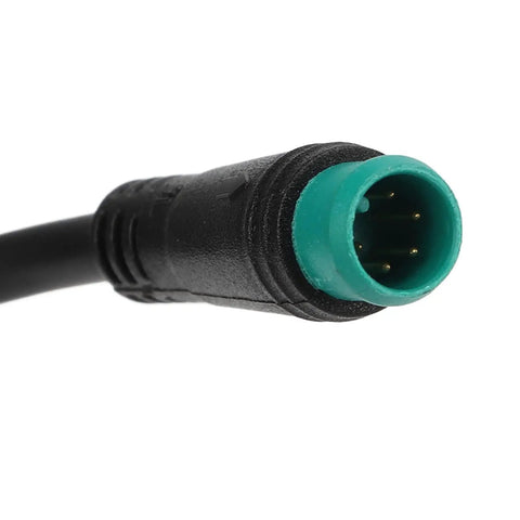 Close-up of connector cable for Versatile LCD Display Panel For Electric Bikes And Scooters With USB Interface, 24V 36V 48V Compatible