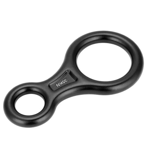 Figure 8 Descender for Climbing Beefy Aluminum Rigging Plate 35 kN Capacity Outdoor Rappel Gear Belay Device and Downhill Ring