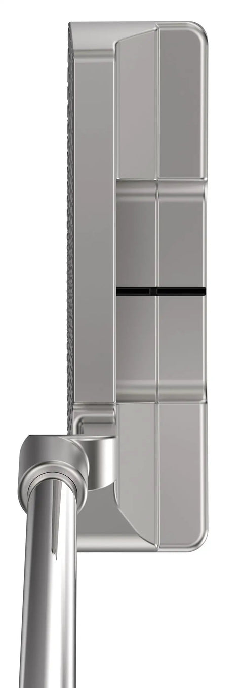 Top view of HB Soft 2 Putter with Speed Optimized Face Technology And Dynamic Groove Milling, silver finish