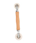 Window Screen Spline Roller Tool With Durable Wooden Handle For Easy Mesh Installation And Quick Repair Kit, top view
