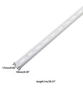 Dual Trak Adjustable Wood Shelf Brackets For Garage FastTrack Rail Direct Mount Into FastTrack Garage Rail 2 Pack Heavy Duty White Shelving System For Organization And Storage