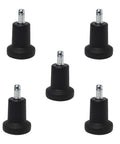 5 Pack Top Shelf Bell Glides For Office Chairs And Desk Stools No Sweat Caster To Stationary Switch hardwood floor protectors.