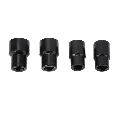 5 Piece Twist Socket Set With Beefy Locking Wheel Nut Remover, Half Inch Drive Includes 17mm 19mm 21mm 22mm Sockets