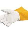 Cowhide Welding Gloves SafeGear For Tig Welding Wing Thumb EN388 3131 Certified Medium 2 Pack Durable Split Cowhide Leather Abrasion Resistant