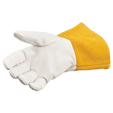 Cowhide Welding Gloves SafeGear For Tig Welding Wing Thumb EN388 3131 Certified Medium 2 Pack Durable Split Cowhide Leather Abrasion Resistant
