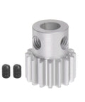 16T aluminum spur gear for RC cars with screws