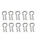 Stainless Steel Bicycle Brake Caliper Spring Clamps Pin Kit For XTR Slx And Mega Pad Fits Most Bikes With Easy Install Durable Multi Colors, 10-piece stainless steel clips