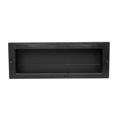 Recessed Ledge Shower Shelf 16 Inch Wide 6 Inch High Black Ready To Tile Surface Shaving Step For Legs And Bath Area Durable Shower Accessory Built In Shaving Platform And Easy Maintenance