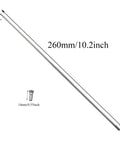 Stainless Steel Bicycle Spokes 260mm 10.2 Inch 14G For Mountain And Road Bikes Includes 14mm Spoke Caps Ultra Durable