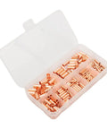 Top Notch 6mm Copper Tube Butt Wire Ferrule Kit With Six Sizes For Rock Solid Electrical Crimp Connections Perfect For Auto And Industrial Wiring Projects That Really Pop Your Motor, open box