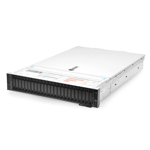 Rock Solid R740Xd Enterprise Server 2.1 Ghz 48 Core 384 Gb Ram 38 Tb Nvme Ssd Storage Plug And Play Ready front view with drive bays