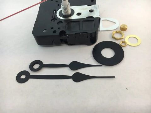 Easy Install Replacement Clock Hand Set For Battery Movement With Five Eighths Inch Shaft Fits One Quarter Inch Dial DIY Clock Kit