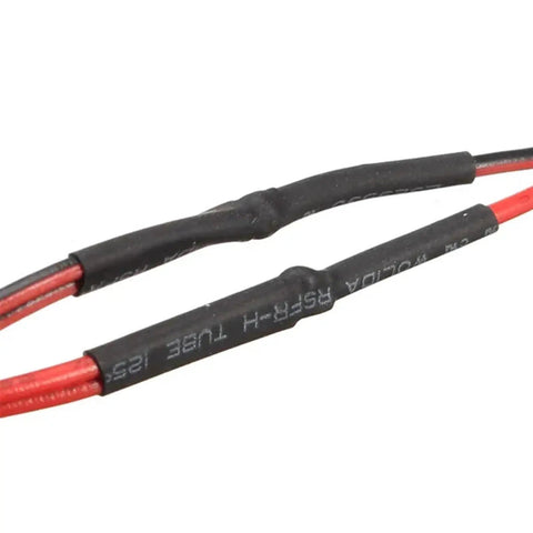 Close-up of wiring for Lit RC Car Light Strips Kit For One Tenth Scale Models Compatible With JLB Racing Cheetah 11101 EA1034