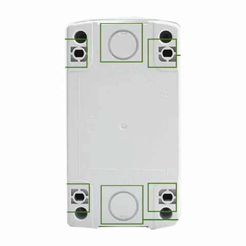 Rugged 22mm Waterproof Button Junction Box IP65 Enclosure shown in white ABS plastic with multiple hole mounting options for control panels.