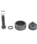 48mm Hole Punch Knockout Die And Punch Set For Homebrew Kettles And Kegs, Precise 15.7mm Conduit Hole Tool, shown with components