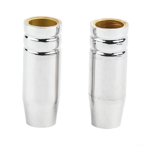Two MB25 MIG Nozzle Guard Conical Welding Shroud For Binzel Style Tips, Pro Grade Fit With Leak-Proof Air Push, Boosted Shielding Gas Coverage For Porosity-Free Welds And Cleaner MB25 Torch Performance.