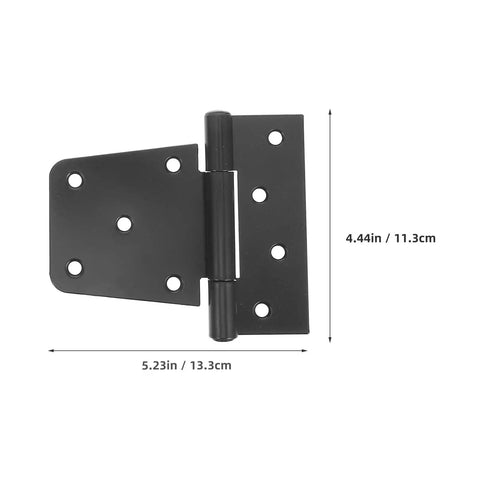Heavy Duty Weld On Gate Hinges Three Point Five Inch Black Iron For Wood Fences Barn Doors And Trailer Gates Built To Last Sturdy