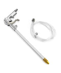 Heavy Duty Aluminum Pneumatic Spray Gun With Adjustable Nozzle Tip For High Pressure Cleaning, One Quarter Inch Inlet, Ideal For Kerosene