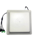 UHF RFID Reader With 6 Meter Long Range, Outdoor IP67 Rated, 8dBi Antenna, USB and RS485, Wiegand 26 and 34 Output, top view