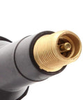 Close-up of the valve stem of a Programmed Tire Pressure Monitor Sensor Kit Fits 2006 2018 Chevy Equinox Tahoe Impala Suburban Express Aveo5 Volt 315 Mhz Tpms Plug And Play Ready To Roll.