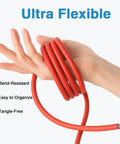 Top Shelf 8 Gauge Silicone Wire Black 100 Foot Ultra Flexible Stranded Tinned Copper Cable for easy organization and tangle-free use.
