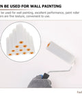 10 Pcs Sponge Roller Covers For Wall Painting, Thick Foam Sleeves ideal for easy wall application and paint spread.