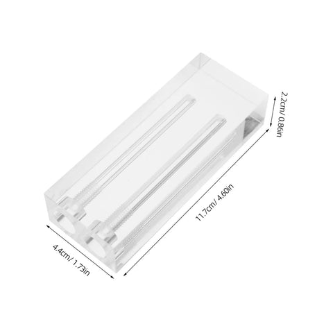 Dual Engine And Transmission Oil Viscosity Tester Stand For Oil Quality Check, 11.7cm acrylic display block