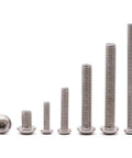 Top Shelf 50 Pack Of 10 32 By 3 4 Inch Hex Socket Button Head Cap Screws Built From Heavy Duty 304 Stainless Steel, various lengths.