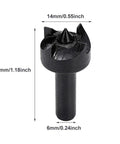 iayokocc wood lathe spur cup center with thimble drill bit, black metal live center for mini lathe