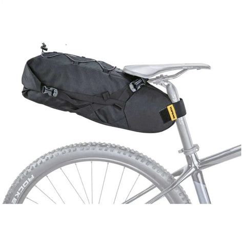 BackLoader 6L Bikepacking Saddle Bag For Unisex Adults, Fully Waterproof With Air Release Button, attached to bike seat