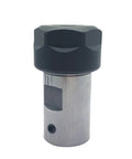 Built Tough Rock Solid CNC Motor Shaft For Milling And Boring Grinding Machines Precision Machined Steel with hex top.