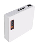 Solid Mini Ups Battery Back Up Packing 20800 Mah Capacity with USB ports and LED indicators for seamless power supply.