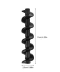 Spiral Shaft Replacement Kit For Chocolate Fountain 4pcs Feed Rods For Home And Small Business Fondue Machines, black 11cm feed rod