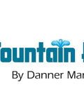 Logo of The Fountain Pump by Danner Manufacturing, Inc. showcasing Energy Efficient Fountain Pump With Adjustable Flow 120 GPH.