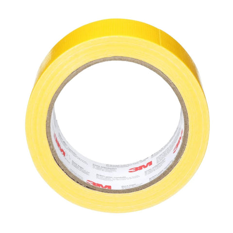 Yellow Colored Duct Tape with Strong Adhesive and Water-Resistant Backing for Indoor & Outdoor Multi-Surface Use, 1 Roll, 1.88 in x 20 yd