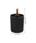 Four Pack Round Plastic And Metal Furniture Feet With Screws For Sofas, Chairs, And Cabinets, Noise Reduction And Deformation-Resistant