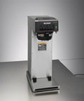 Front view of Commercial Coffee Brewer That Brews Directly Into 1.9 To 3 L Airpots, Portable No Plumbing Needed, All Stainless Steel Construction