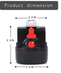 Rechargeable LED Mining Headlamp For Hard Hats waterproof explosion proof size dimensions