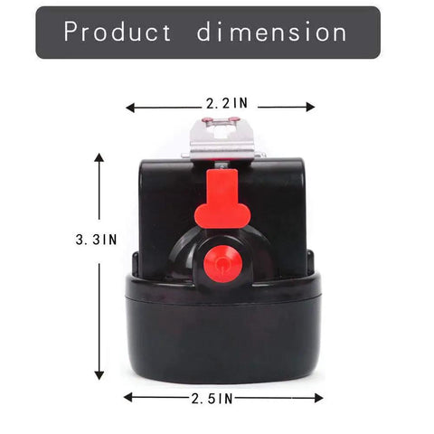 Rechargeable LED Mining Headlamp For Hard Hats waterproof explosion proof size dimensions