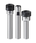 Heavy Duty ER Collet Extension Shank For C8 C10 C16 Milling Machines, three configurations with hardened steel shafts.